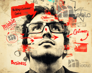 A person thinking about Customer-Centric Approach